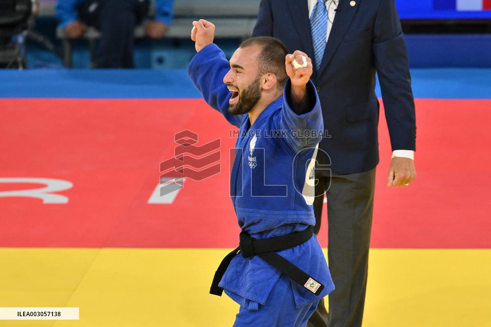 Paris 2024 - Judo - Men’s -60kg - Luka Mkheidze Wins Silver