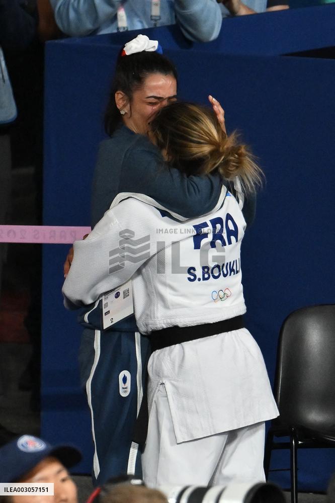 Paris 2024 - Judo - Women -48 kg - Shirine Boukli Wins Bronze