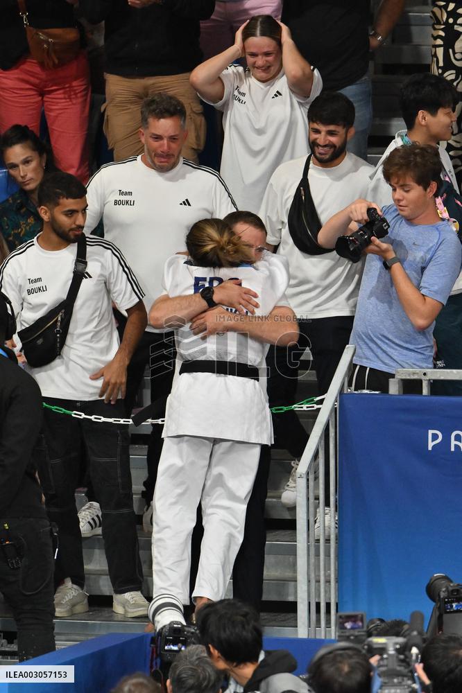 Paris 2024 - Judo - Women -48 kg - Shirine Boukli Wins Bronze