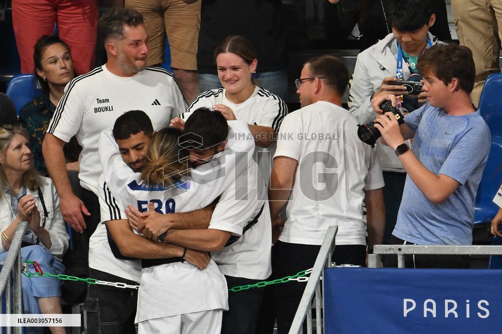 Paris 2024 - Judo - Women -48 kg - Shirine Boukli Wins Bronze