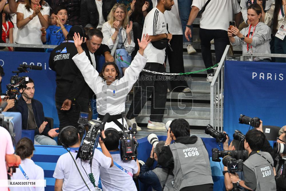Paris 2024 - Judo - Women -48 kg - Shirine Boukli Wins Bronze