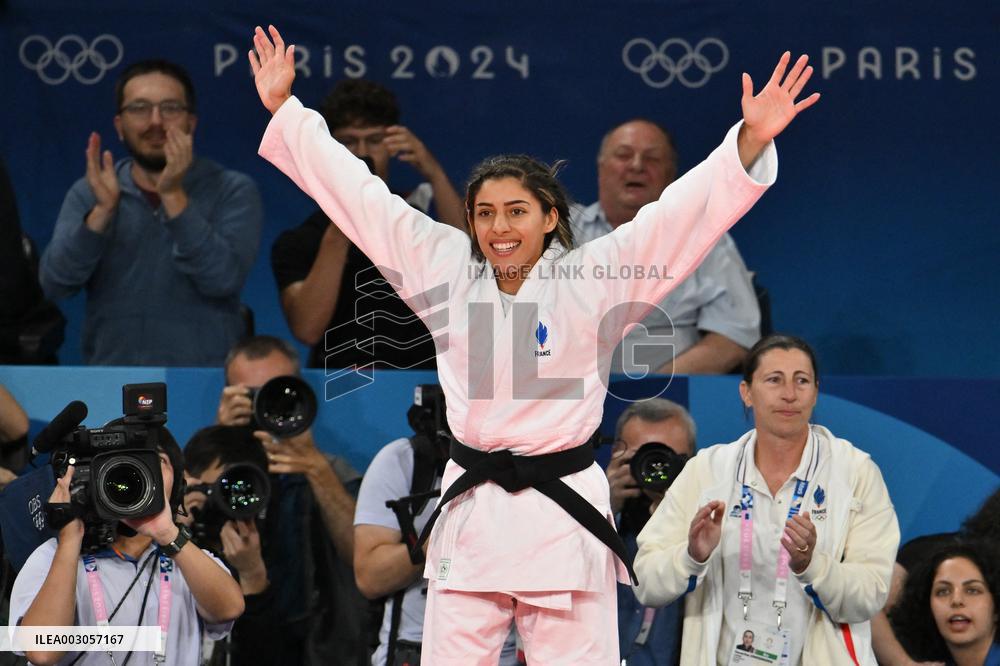Paris 2024 - Judo - Women -48 kg - Shirine Boukli Wins Bronze