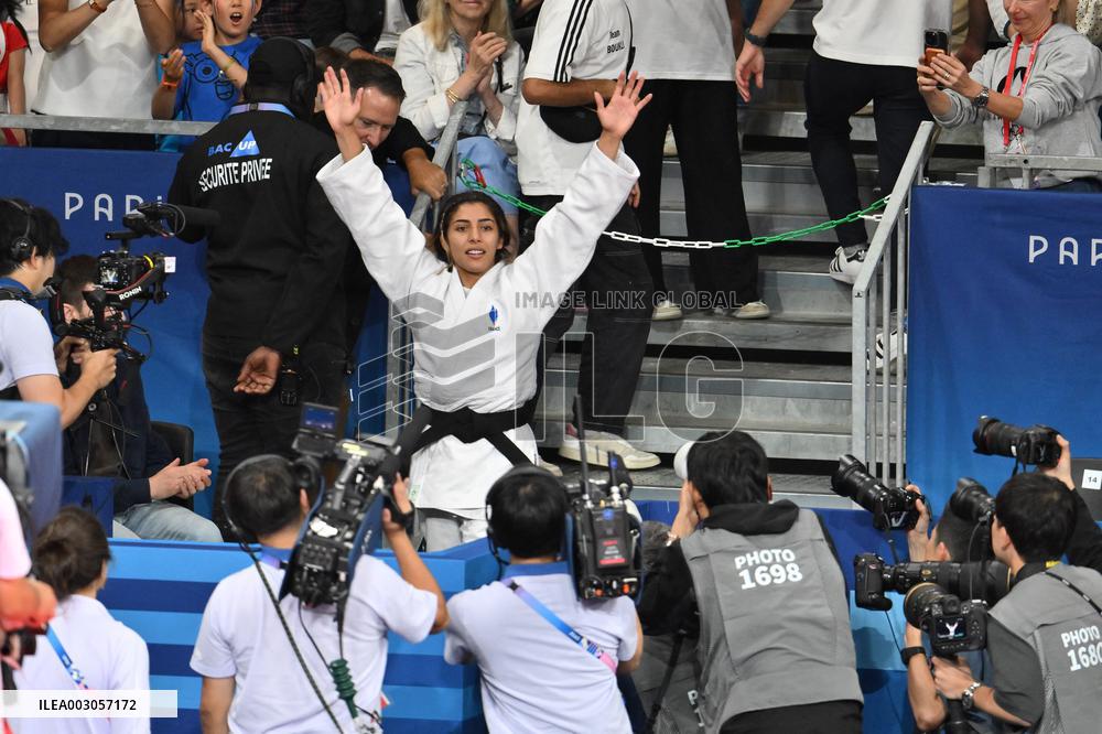 Paris 2024 - Judo - Women -48 kg - Shirine Boukli Wins Bronze