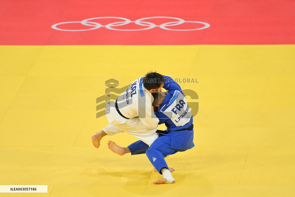 Paris 2024 - Judo - Men’s -60kg - Luka Mkheidze Wins Silver