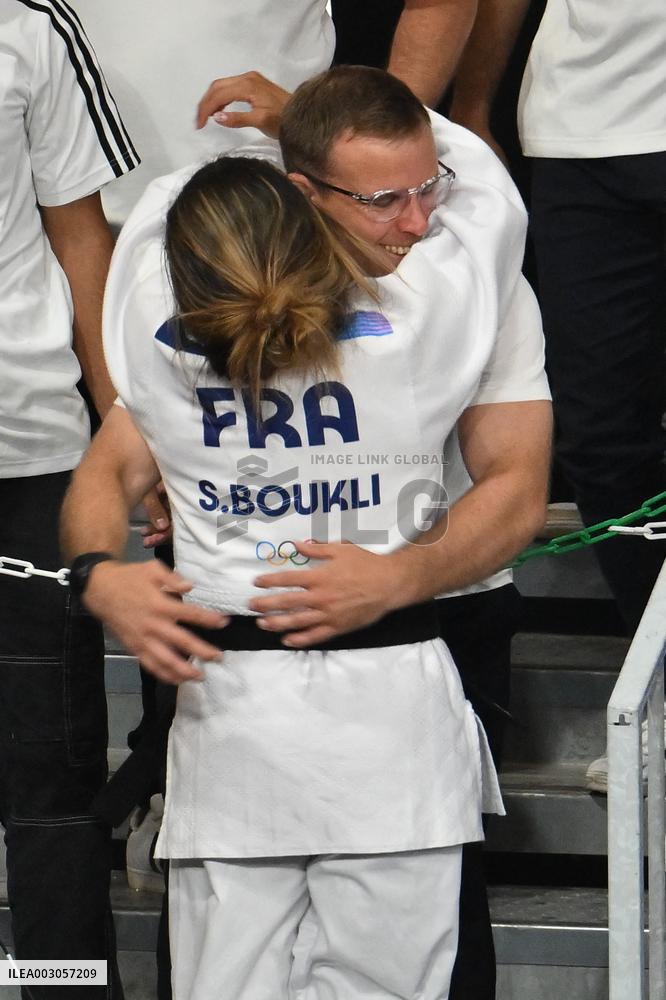 Paris 2024 - Judo - Women -48 kg - Shirine Boukli Wins Bronze