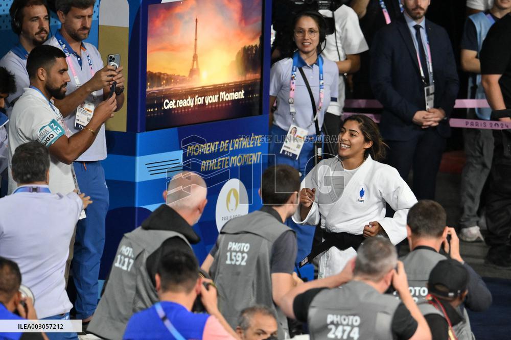 Paris 2024 - Judo - Women -48 kg - Shirine Boukli Wins Bronze