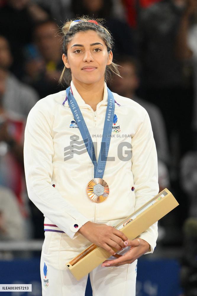 Paris 2024 - Judo - Women -48 kg - Shirine Boukli Wins Bronze