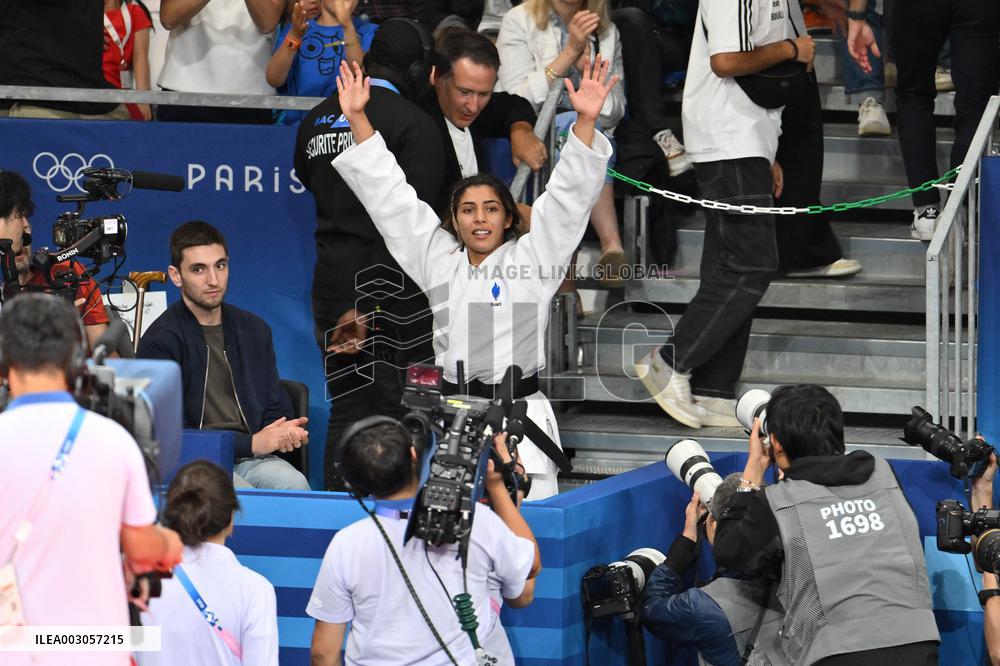 Paris 2024 - Judo - Women -48 kg - Shirine Boukli Wins Bronze
