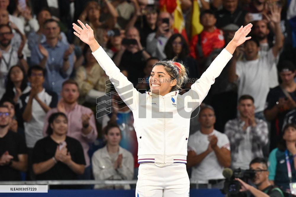 Paris 2024 - Judo - Women -48 kg - Shirine Boukli Wins Bronze