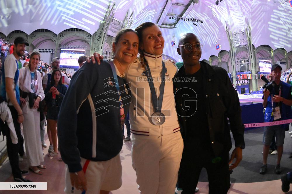 Paris 2024 - Women's Epee Individual - Auriane Mallo Breton Wins Silver