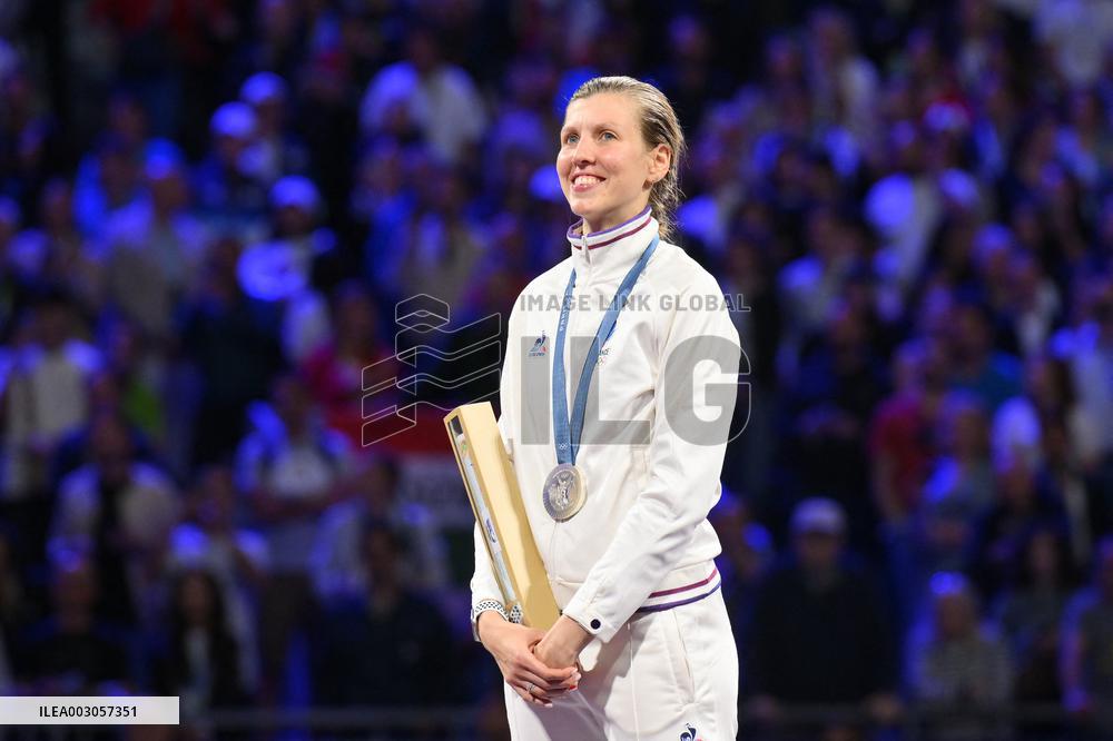 Paris 2024 - Women's Epee Individual - Auriane Mallo Breton Wins Silver