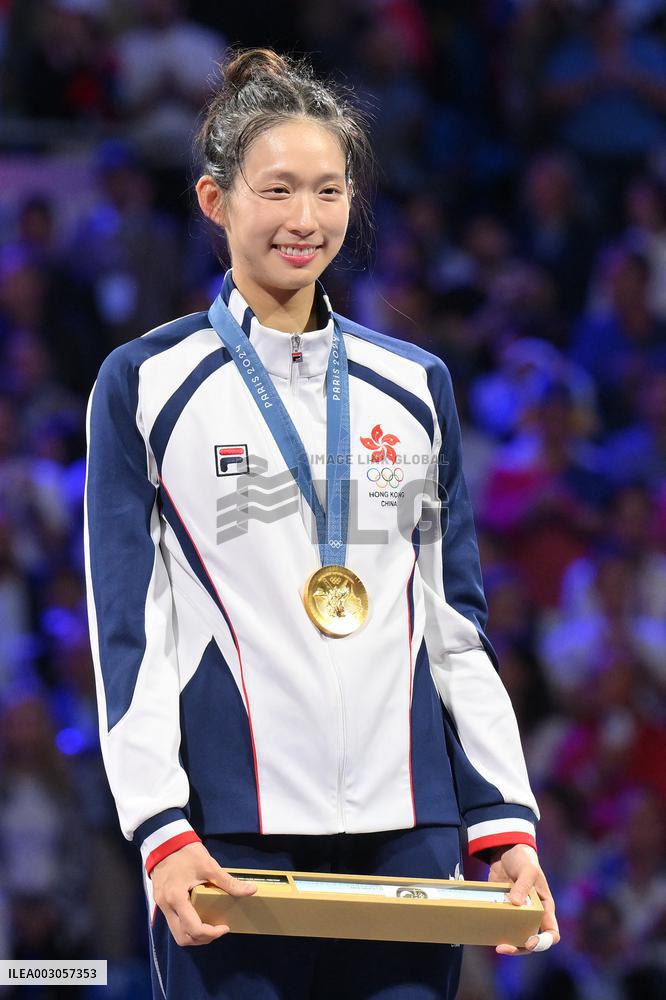 Paris 2024 - Women's Epee Individual - Auriane Mallo Breton Wins Silver