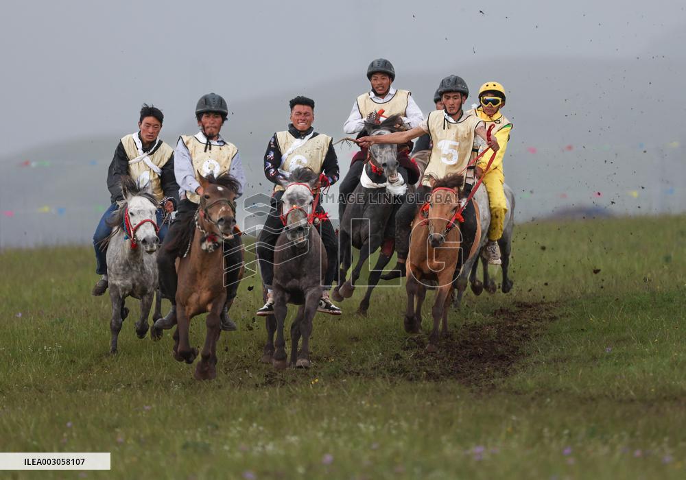 (SichuanMosaics)CHINA-SICHUAN-GARZE-RURAL FOLK EVENT (CN)