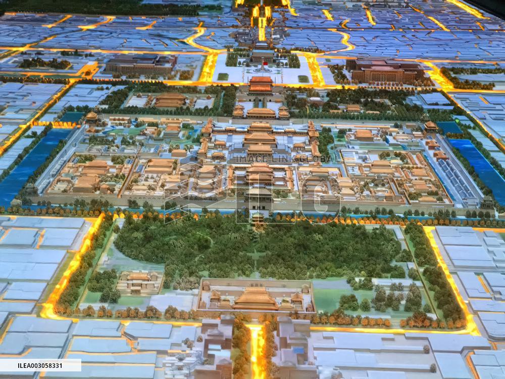 Beijing Central Axis Sand Table Model