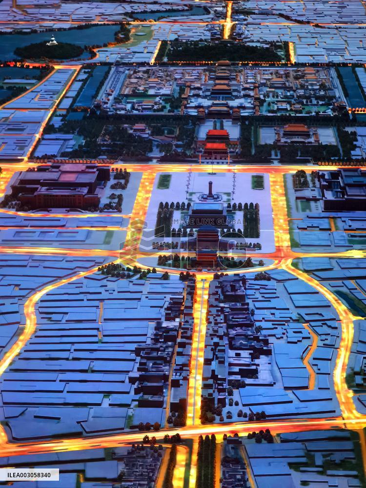 Beijing Central Axis Sand Table Model