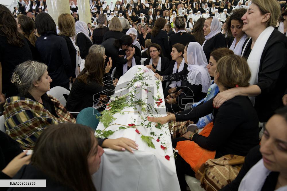 MIDEAST-GOLAN HEIGHTS-ROCKET ATTACK