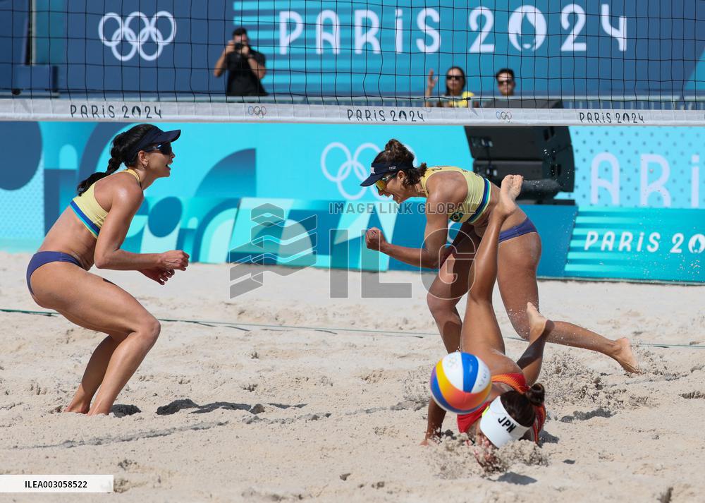 (PARIS2024)FRANCE-PARIS-OLY-BEACH VOLLEYBALL
