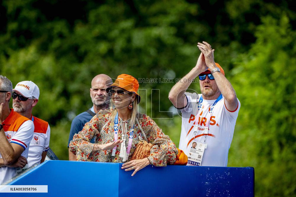 Paris 2024 - Dutch Royals At Mountain Bike Cross-Country Final