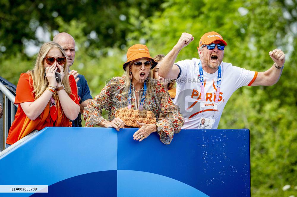Paris 2024 - Dutch Royals At Mountain Bike Cross-Country Final