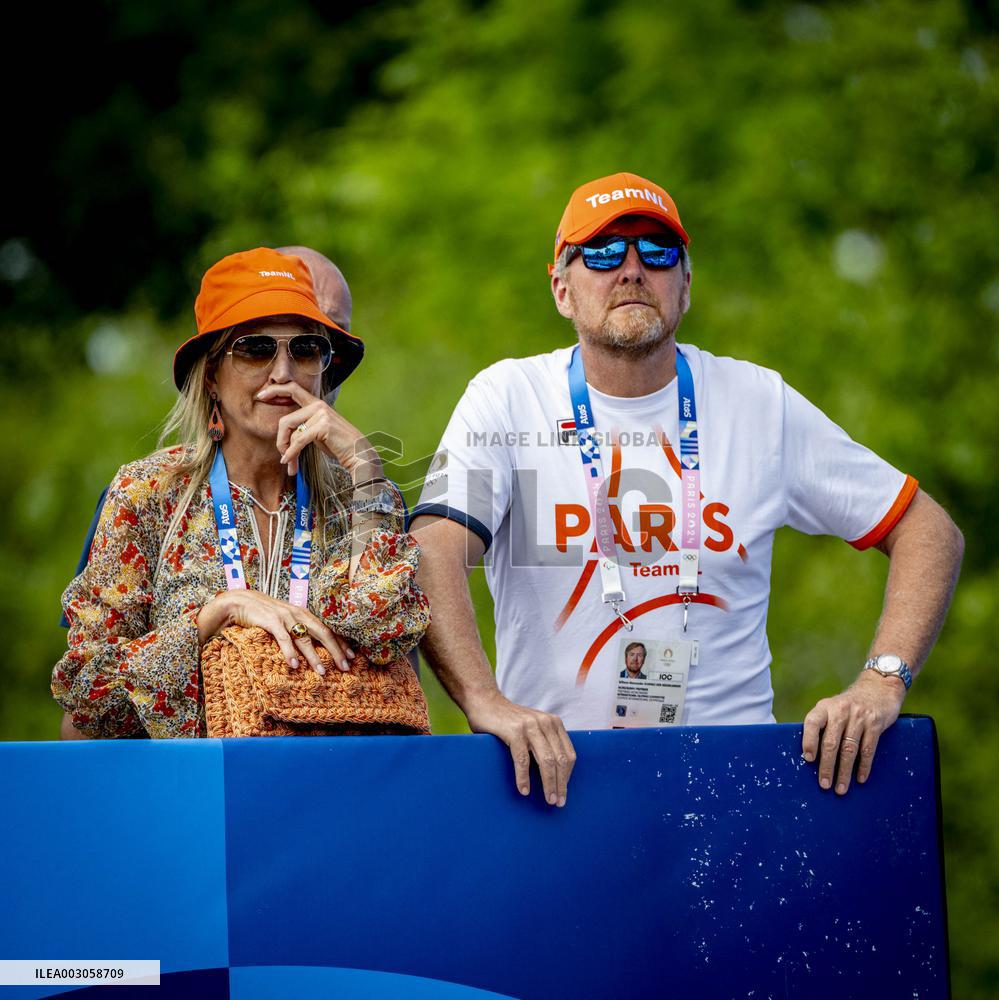 Paris 2024 - Dutch Royals At Mountain Bike Cross-Country Final
