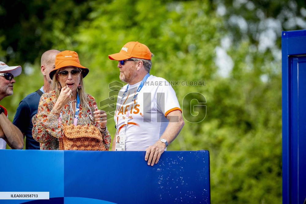 Paris 2024 - Dutch Royals At Mountain Bike Cross-Country Final
