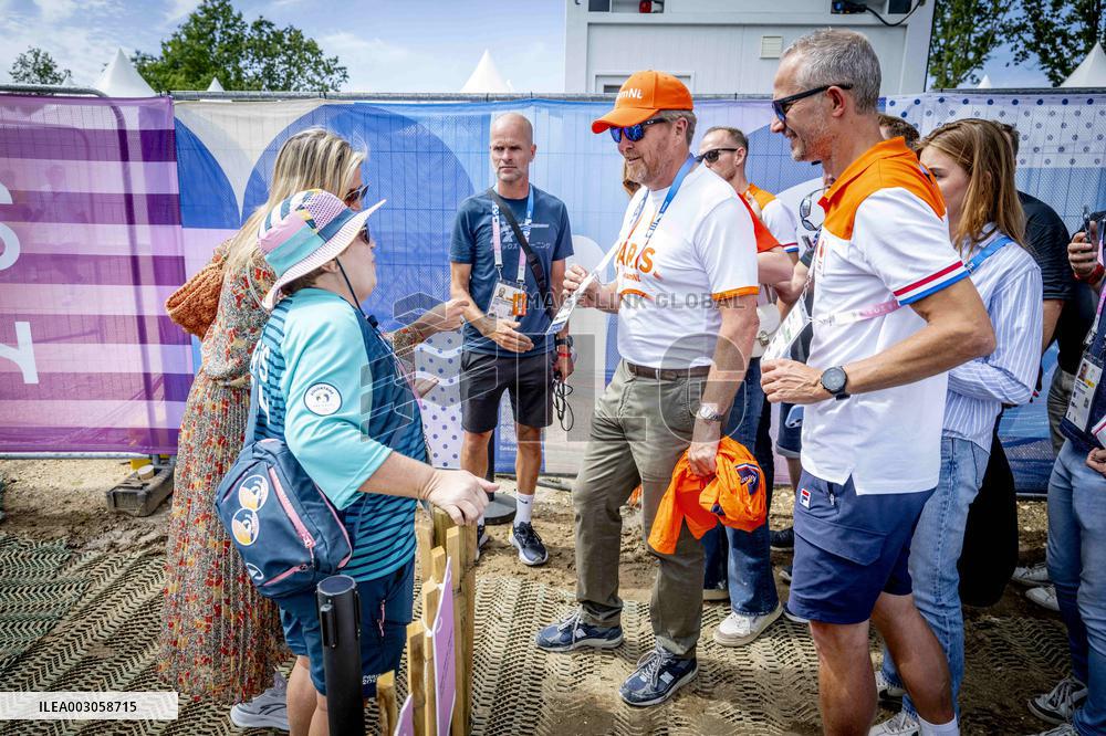 Paris 2024 - Dutch Royals At Mountain Bike Cross-Country Final