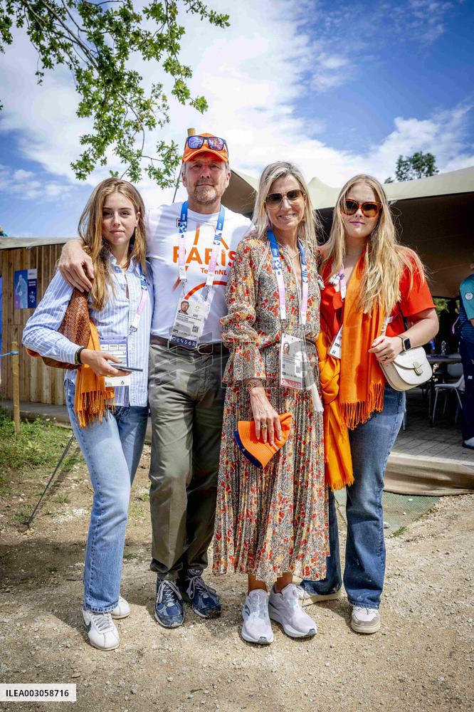 Paris 2024 - Dutch Royals At Mountain Bike Cross-Country Final