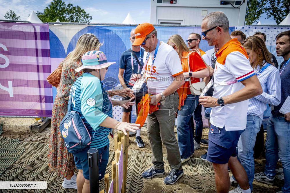 Paris 2024 - Dutch Royals At Mountain Bike Cross-Country Final