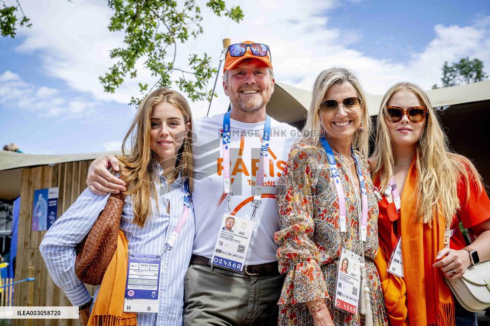 Paris 2024 - Dutch Royals At Mountain Bike Cross-Country Final