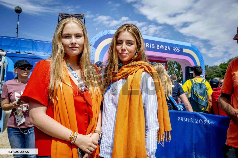 Paris 2024 - Dutch Royals At Mountain Bike Cross-Country Final