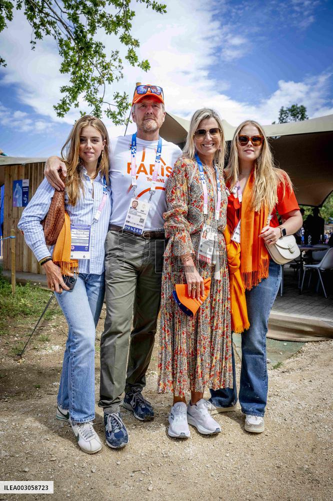 Paris 2024 - Dutch Royals At Mountain Bike Cross-Country Final