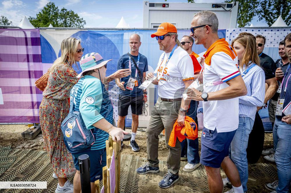 Paris 2024 - Dutch Royals At Mountain Bike Cross-Country Final