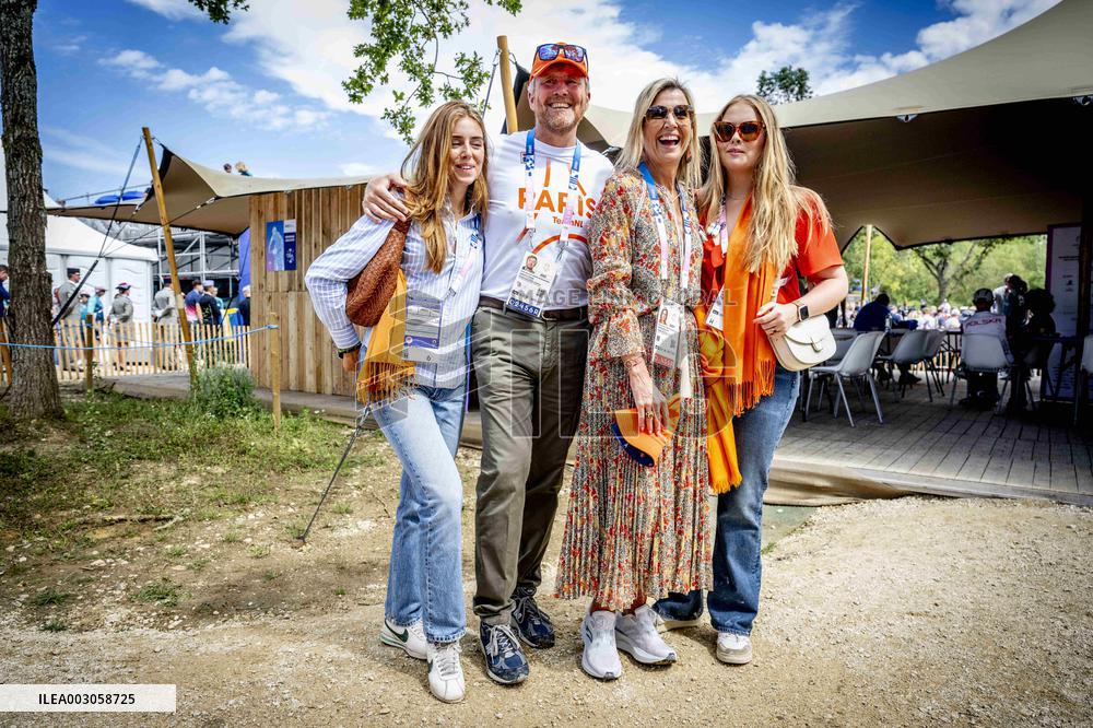 Paris 2024 - Dutch Royals At Mountain Bike Cross-Country Final