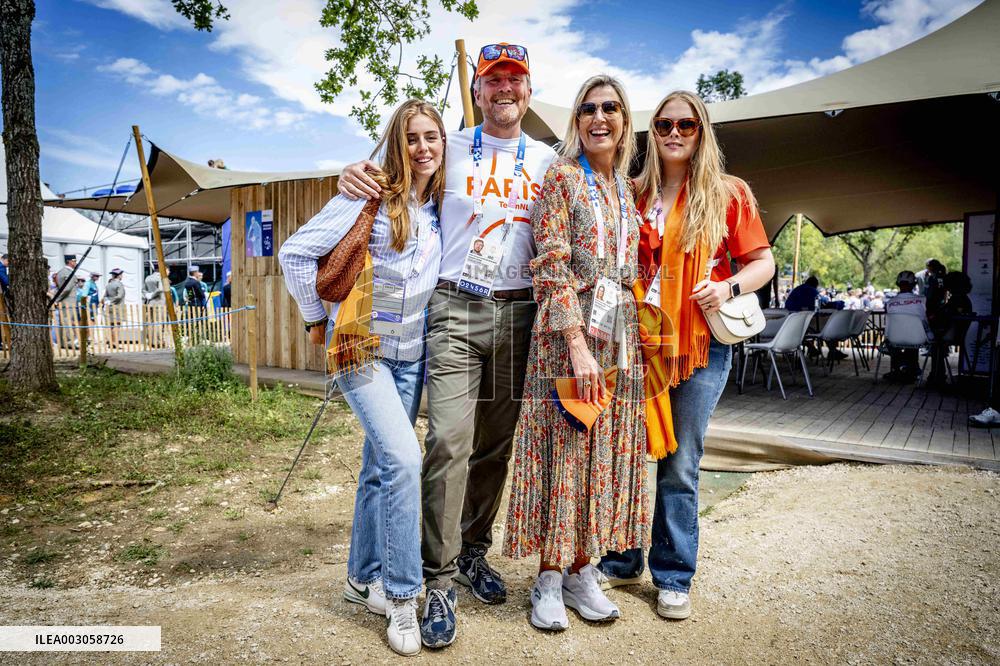 Paris 2024 - Dutch Royals At Mountain Bike Cross-Country Final