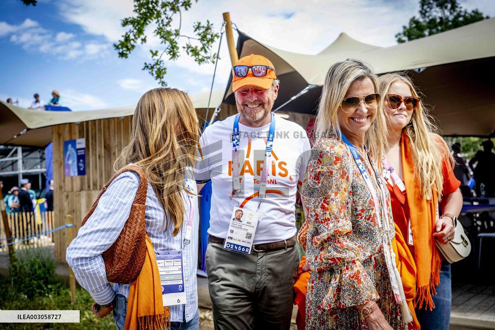 Paris 2024 - Dutch Royals At Mountain Bike Cross-Country Final