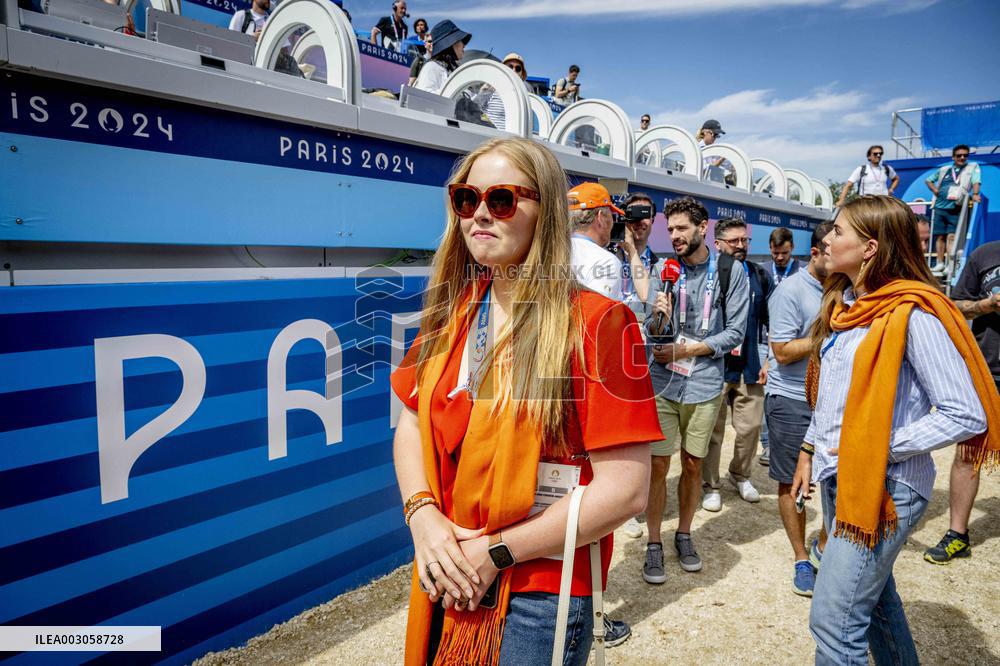 Paris 2024 - Dutch Royals At Mountain Bike Cross-Country Final