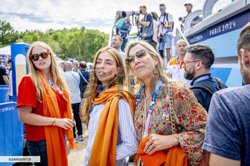 Paris 2024 - Dutch Royals At Mountain Bike Cross-Country Final