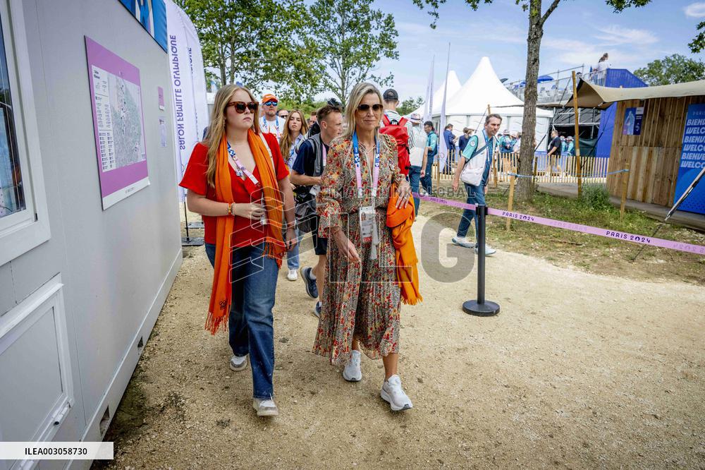 Paris 2024 - Dutch Royals At Mountain Bike Cross-Country Final