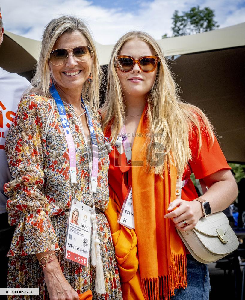 Paris 2024 - Dutch Royals At Mountain Bike Cross-Country Final