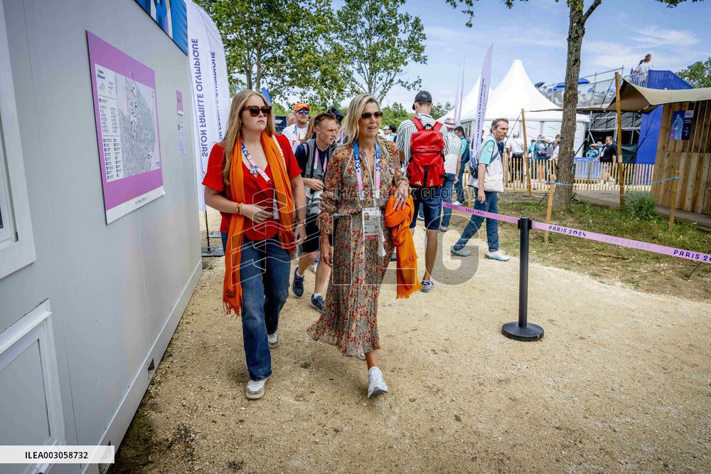 Paris 2024 - Dutch Royals At Mountain Bike Cross-Country Final