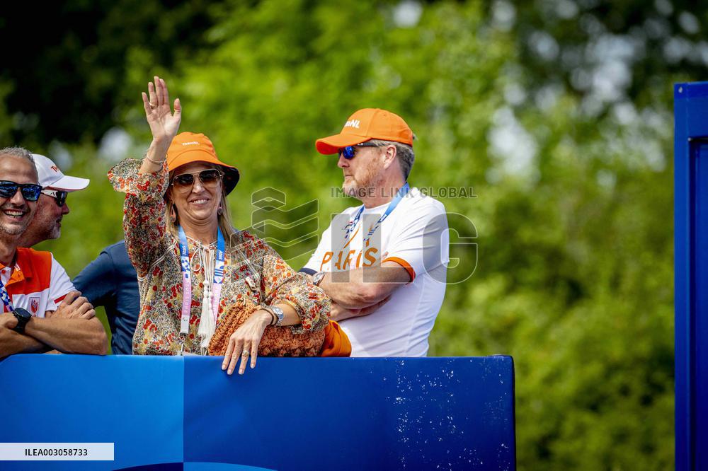 Paris 2024 - Dutch Royals At Mountain Bike Cross-Country Final