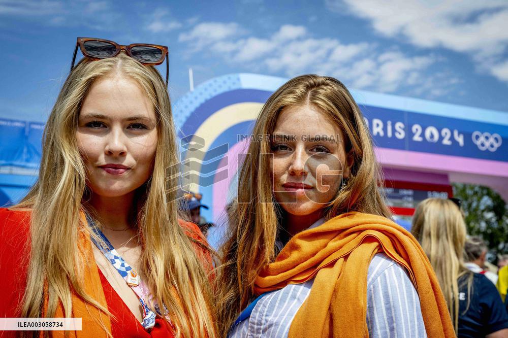 Paris 2024 - Dutch Royals At Mountain Bike Cross-Country Final