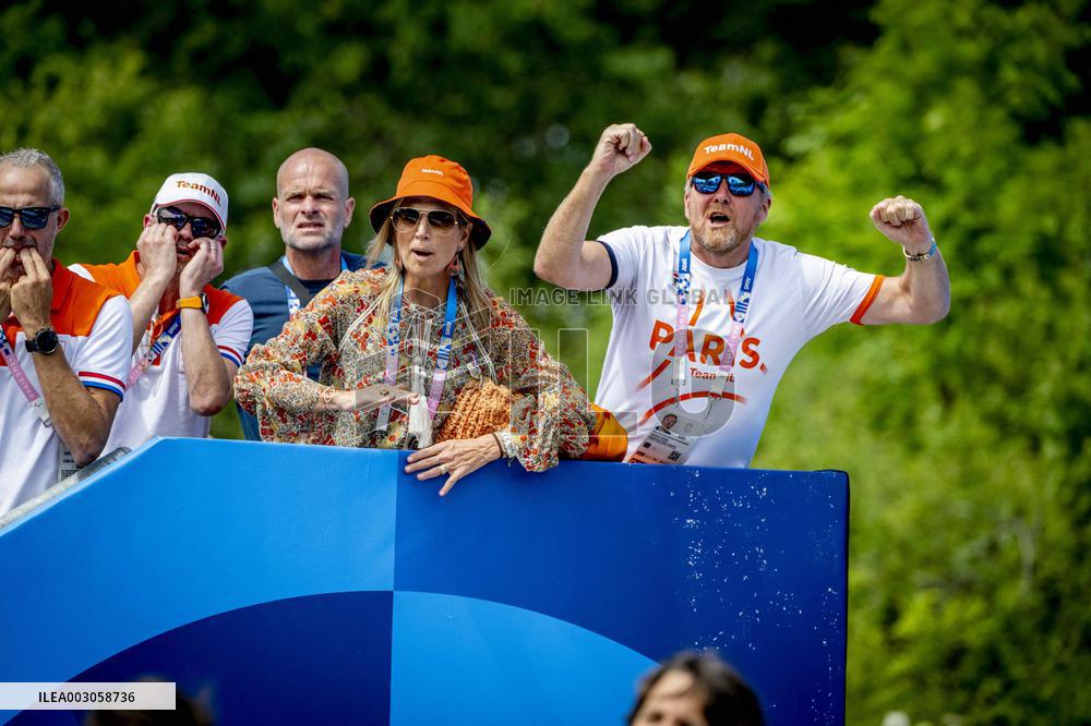 Paris 2024 - Dutch Royals At Mountain Bike Cross-Country Final