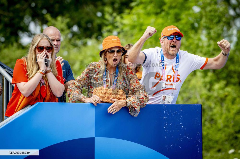 Paris 2024 - Dutch Royals At Mountain Bike Cross-Country Final