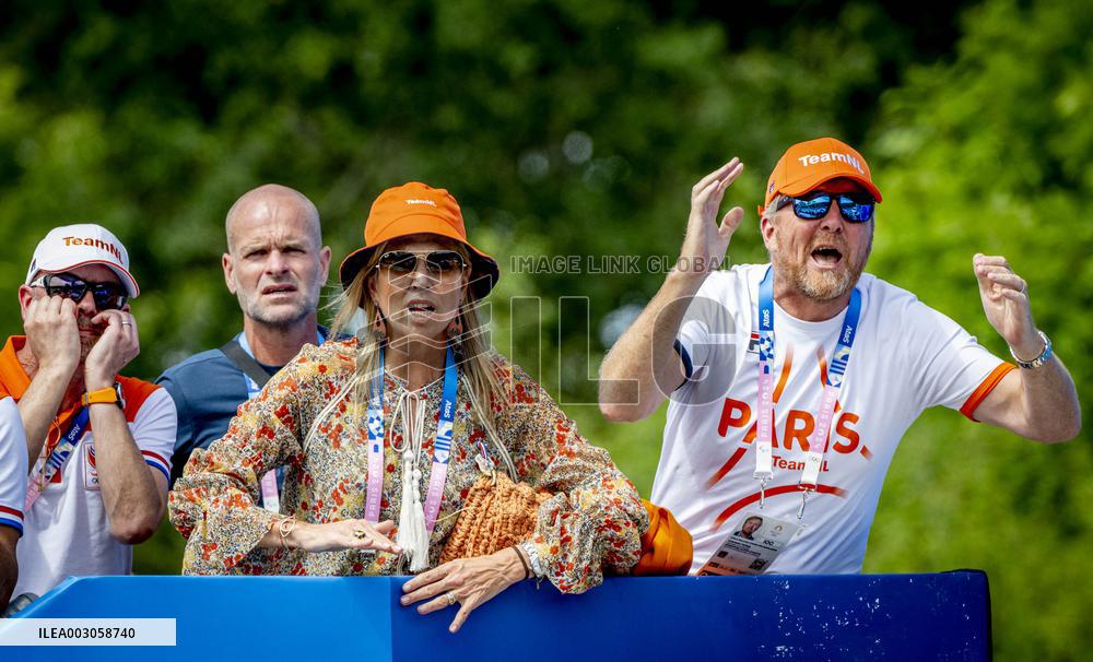 Paris 2024 - Dutch Royals At Mountain Bike Cross-Country Final
