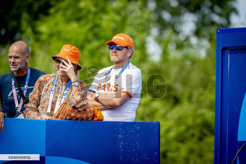 Paris 2024 - Dutch Royals At Mountain Bike Cross-Country Final