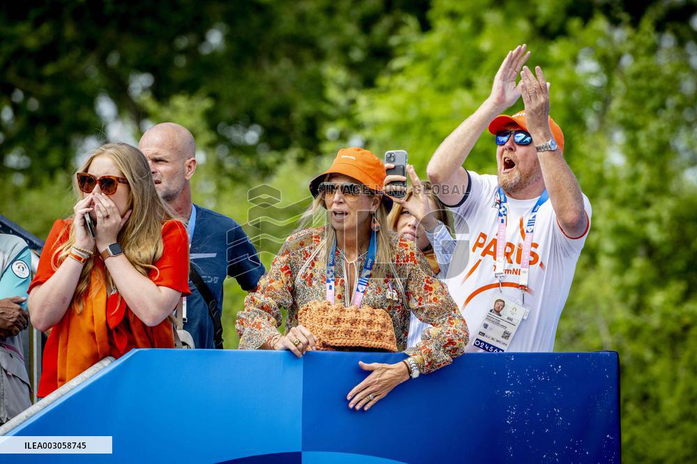 Paris 2024 - Dutch Royals At Mountain Bike Cross-Country Final