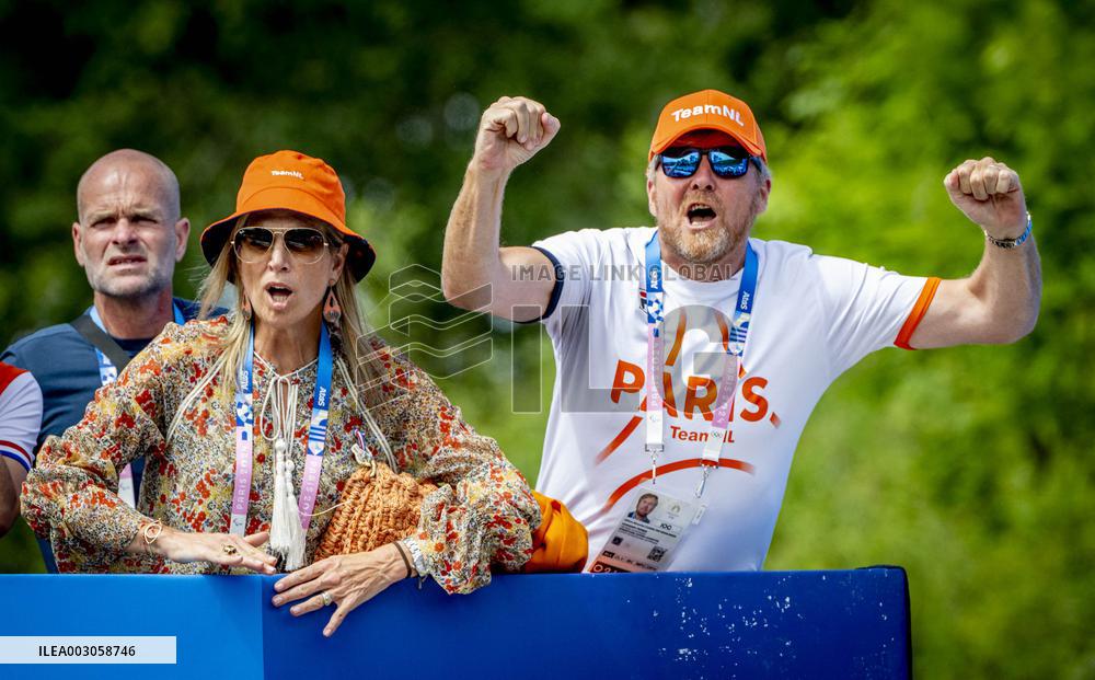 Paris 2024 - Dutch Royals At Mountain Bike Cross-Country Final