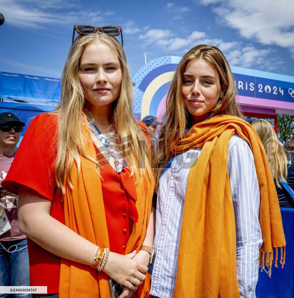 Paris 2024 - Dutch Royals At Mountain Bike Cross-Country Final
