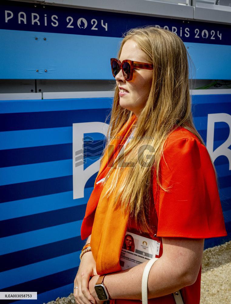 Paris 2024 - Dutch Royals At Mountain Bike Cross-Country Final